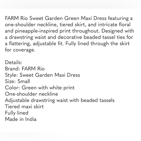 FARM Rio Purple Dress with White Floral Pattern - Picture 9 of 9